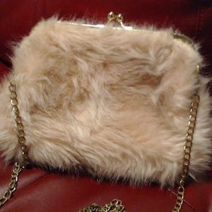 light pink chain purse!